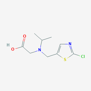 molecular formula C9H13ClN2O2S B7927126 [(2-Chloro-thiazol-5-ylmethyl)-isopropyl-amino]-acetic acid 