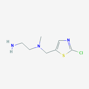 molecular formula C7H12ClN3S B7927148 N1-((2-Chlorothiazol-5-yl)methyl)-N1-methylethane-1,2-diamine 