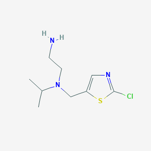 molecular formula C9H16ClN3S B7927154 N1-((2-Chlorothiazol-5-yl)methyl)-N1-isopropylethane-1,2-diamine 