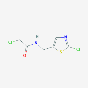 molecular formula C6H6Cl2N2OS B7927157 2-Chloro-N-(2-chloro-thiazol-5-ylmethyl)-acetamide 