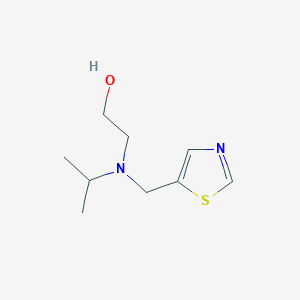 molecular formula C9H16N2OS B7927181 2-(Isopropyl-thiazol-5-ylmethyl-amino)-ethanol 