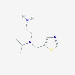 molecular formula C9H17N3S B7927187 N1-Isopropyl-N1-(thiazol-5-ylmethyl)ethane-1,2-diamine 
