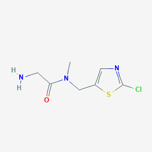 molecular formula C7H10ClN3OS B7927202 2-Amino-N-(2-chloro-thiazol-5-ylmethyl)-N-methyl-acetamide 
