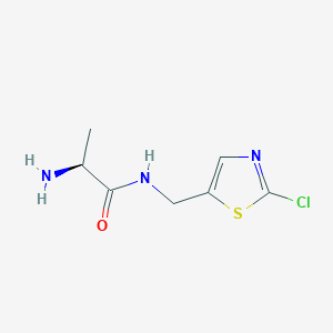 molecular formula C7H10ClN3OS B7927220 (S)-2-Amino-N-(2-chloro-thiazol-5-ylmethyl)-propionamide 