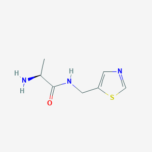 molecular formula C7H11N3OS B7927269 (S)-2-Amino-N-thiazol-5-ylmethyl-propionamide 