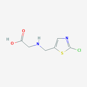 molecular formula C6H7ClN2O2S B7927303 [(2-Chloro-thiazol-5-ylmethyl)-amino]-acetic acid 
