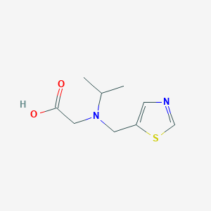 molecular formula C9H14N2O2S B7927318 (Isopropyl-thiazol-5-ylmethyl-amino)-acetic acid 