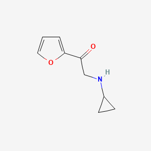 2-Cyclopropylamino-1-furan-2-yl-ethanone