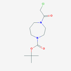 molecular formula C12H21ClN2O3 B7927451 4-(2-Chloro-acetyl)-[1,4]diazepane-1-carboxylic acid tert-butyl ester 