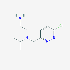 molecular formula C10H17ClN4 B7927499 N1-((6-Chloropyridazin-3-yl)methyl)-N1-isopropylethane-1,2-diamine 