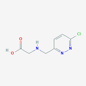 molecular formula C7H8ClN3O2 B7927663 [(6-Chloro-pyridazin-3-ylmethyl)-amino]-acetic acid 