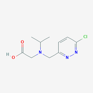 molecular formula C10H14ClN3O2 B7927668 [(6-Chloro-pyridazin-3-ylmethyl)-isopropyl-amino]-acetic acid 