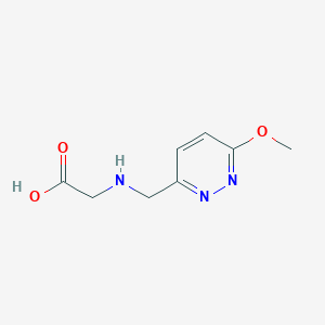 molecular formula C8H11N3O3 B7927673 [(6-Methoxy-pyridazin-3-ylmethyl)-amino]-acetic acid 