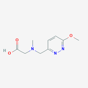 molecular formula C9H13N3O3 B7927677 [(6-Methoxy-pyridazin-3-ylmethyl)-methyl-amino]-acetic acid 