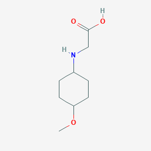 molecular formula C9H17NO3 B7927768 (4-Methoxy-cyclohexylamino)-acetic acid 
