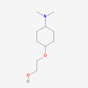 molecular formula C10H21NO2 B7927877 2-(4-Dimethylamino-cyclohexyloxy)-ethanol 