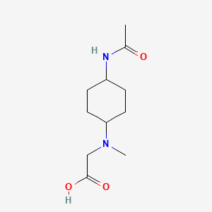 molecular formula C11H20N2O3 B7927883 [(4-Acetylamino-cyclohexyl)-methyl-amino]-acetic acid 