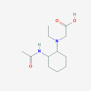 molecular formula C12H22N2O3 B7927893 [(2-Acetylamino-cyclohexyl)-ethyl-amino]-acetic acid 