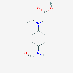 molecular formula C13H24N2O3 B7927901 [(4-Acetylamino-cyclohexyl)-isopropyl-amino]-acetic acid 