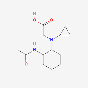 molecular formula C13H22N2O3 B7927918 [(2-Acetylamino-cyclohexyl)-cyclopropyl-amino]-acetic acid 