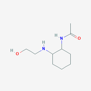 molecular formula C10H20N2O2 B7927931 N-[2-(2-Hydroxy-ethylamino)-cyclohexyl]-acetamide 