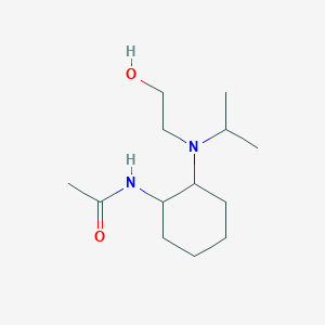 molecular formula C13H26N2O2 B7927960 N-{2-[(2-Hydroxy-ethyl)-isopropyl-amino]-cyclohexyl}-acetamide 