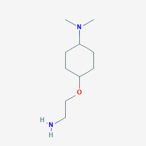 molecular formula C10H22N2O B7928010 [4-(2-Amino-ethoxy)-cyclohexyl]-dimethyl-amine 
