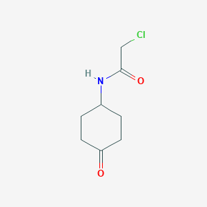 molecular formula C8H12ClNO2 B7928034 2-Chloro-N-(4-oxo-cyclohexyl)-acetamide 