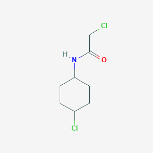 molecular formula C8H13Cl2NO B7928047 2-Chloro-N-(4-chloro-cyclohexyl)-acetamide 