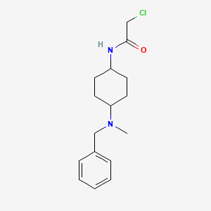 molecular formula C16H23ClN2O B7928077 N-[4-(Benzyl-methyl-amino)-cyclohexyl]-2-chloro-acetamide 