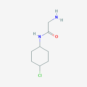 molecular formula C8H15ClN2O B7928098 2-Amino-N-(4-chloro-cyclohexyl)-acetamide 