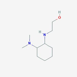 molecular formula C10H22N2O B7928176 2-(2-Dimethylamino-cyclohexylamino)-ethanol 
