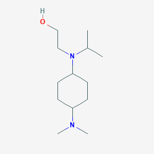 molecular formula C13H28N2O B7928191 2-[(4-Dimethylamino-cyclohexyl)-isopropyl-amino]-ethanol 