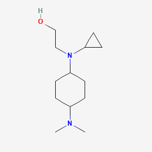 molecular formula C13H26N2O B7928195 2-[Cyclopropyl-(4-dimethylamino-cyclohexyl)-amino]-ethanol 