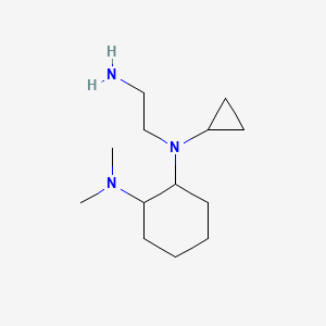 molecular formula C13H27N3 B7928222 N-(2-Amino-ethyl)-N-cyclopropyl-N',N'-dimethyl-cyclohexane-1,2-diamine 