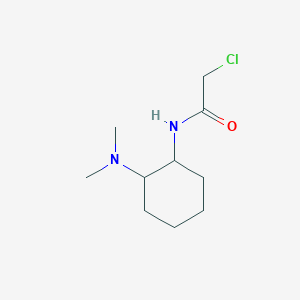 molecular formula C10H19ClN2O B7928229 2-Chloro-N-(2-dimethylamino-cyclohexyl)-acetamide 