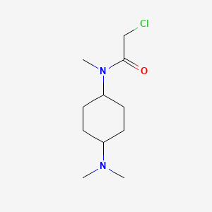 molecular formula C11H21ClN2O B7928233 2-Chloro-N-(4-dimethylamino-cyclohexyl)-N-methyl-acetamide 