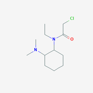 2-Chloro-N-(2-dimethylamino-cyclohexyl)-N-ethyl-acetamide