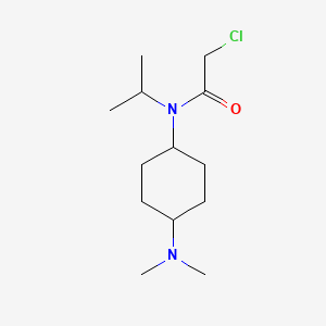molecular formula C13H25ClN2O B7928256 2-Chloro-N-(4-dimethylamino-cyclohexyl)-N-isopropyl-acetamide 