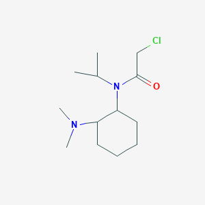 molecular formula C13H25ClN2O B7928264 2-Chloro-N-(2-dimethylamino-cyclohexyl)-N-isopropyl-acetamide 