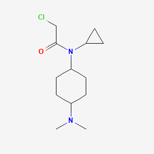 molecular formula C13H23ClN2O B7928265 2-Chloro-N-cyclopropyl-N-(4-dimethylamino-cyclohexyl)-acetamide 