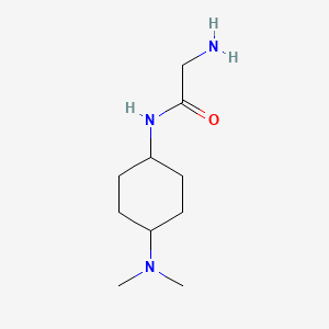 molecular formula C10H21N3O B7928278 2-Amino-N-(4-dimethylamino-cyclohexyl)-acetamide 
