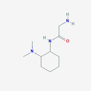 molecular formula C10H21N3O B7928284 2-Amino-N-(2-dimethylamino-cyclohexyl)-acetamide 
