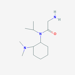 molecular formula C13H27N3O B7928305 2-Amino-N-(2-dimethylamino-cyclohexyl)-N-isopropyl-acetamide 