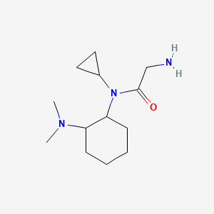 molecular formula C13H25N3O B7928312 2-Amino-N-cyclopropyl-N-(2-dimethylamino-cyclohexyl)-acetamide 