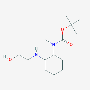 [2-(2-Hydroxy-ethylamino)-cyclohexyl]-methyl-carbamic acid tert-butyl ester
