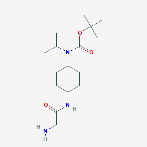 [4-(2-Amino-acetylamino)-cyclohexyl]-isopropyl-carbamic acid tert-butyl ester