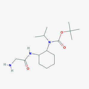 [2-(2-Amino-acetylamino)-cyclohexyl]-isopropyl-carbamic acid tert-butyl ester