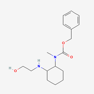 molecular formula C17H26N2O3 B7928653 [2-(2-Hydroxy-ethylamino)-cyclohexyl]-methyl-carbamic acid benzyl ester 