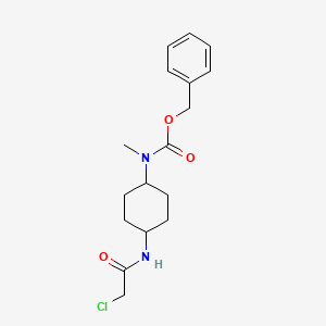molecular formula C17H23ClN2O3 B7928687 [4-(2-Chloro-acetylamino)-cyclohexyl]-methyl-carbamic acid benzyl ester 